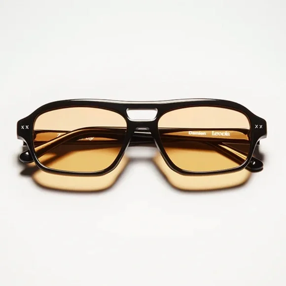 Lexxola Damien black and orange sunglasses - Picture 1 of 4